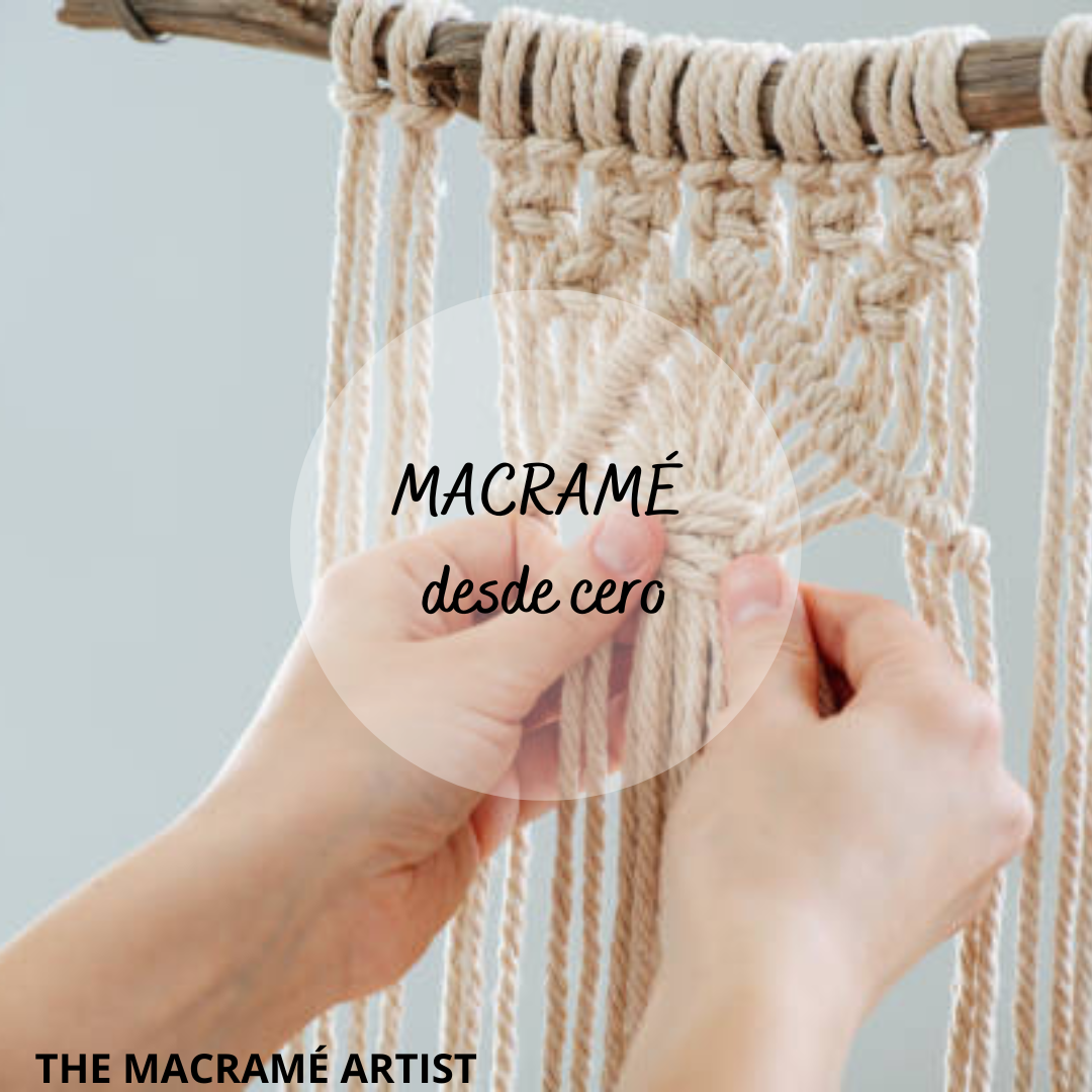Aprende macramé desde cero (sin material)