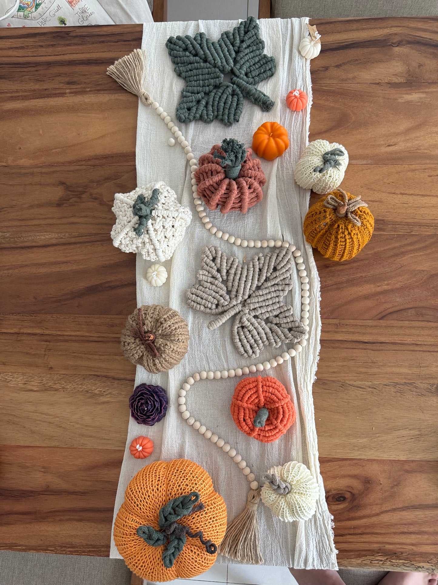 DIY KIT Otoño: Calabaza y Hoja de Maple