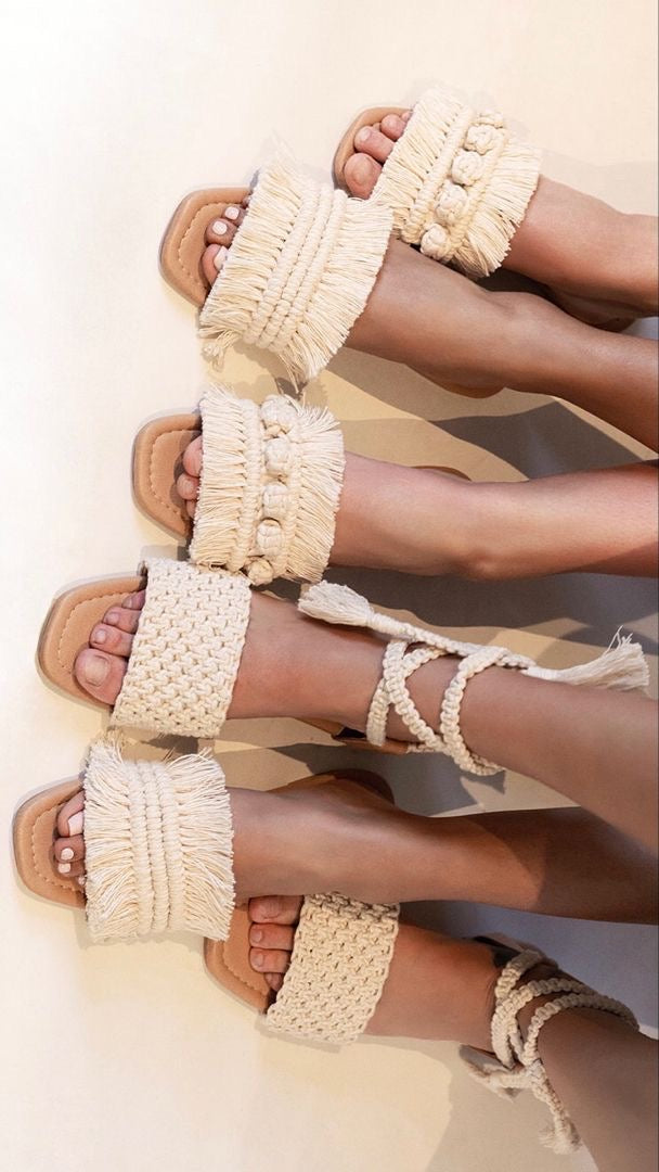 Curso online: Sandalias de Macramé