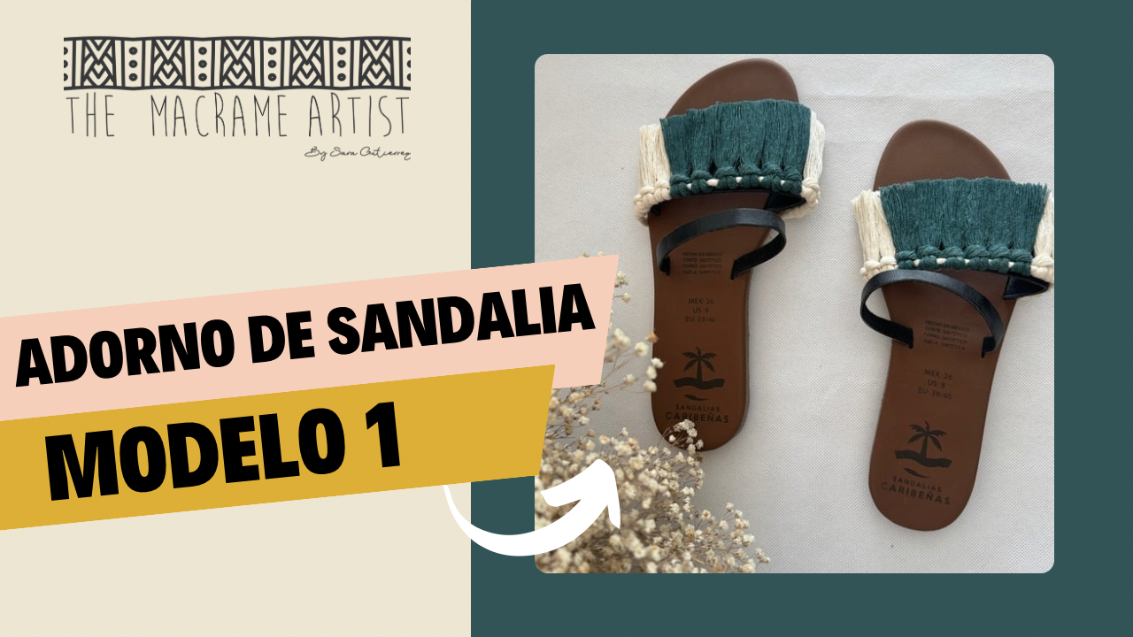 Curso online: Sandalias de Macramé