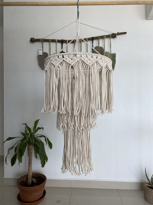 Pantalla de Macramé