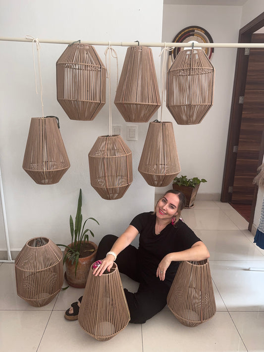 Lámparas artesanales para exterior (e interior)