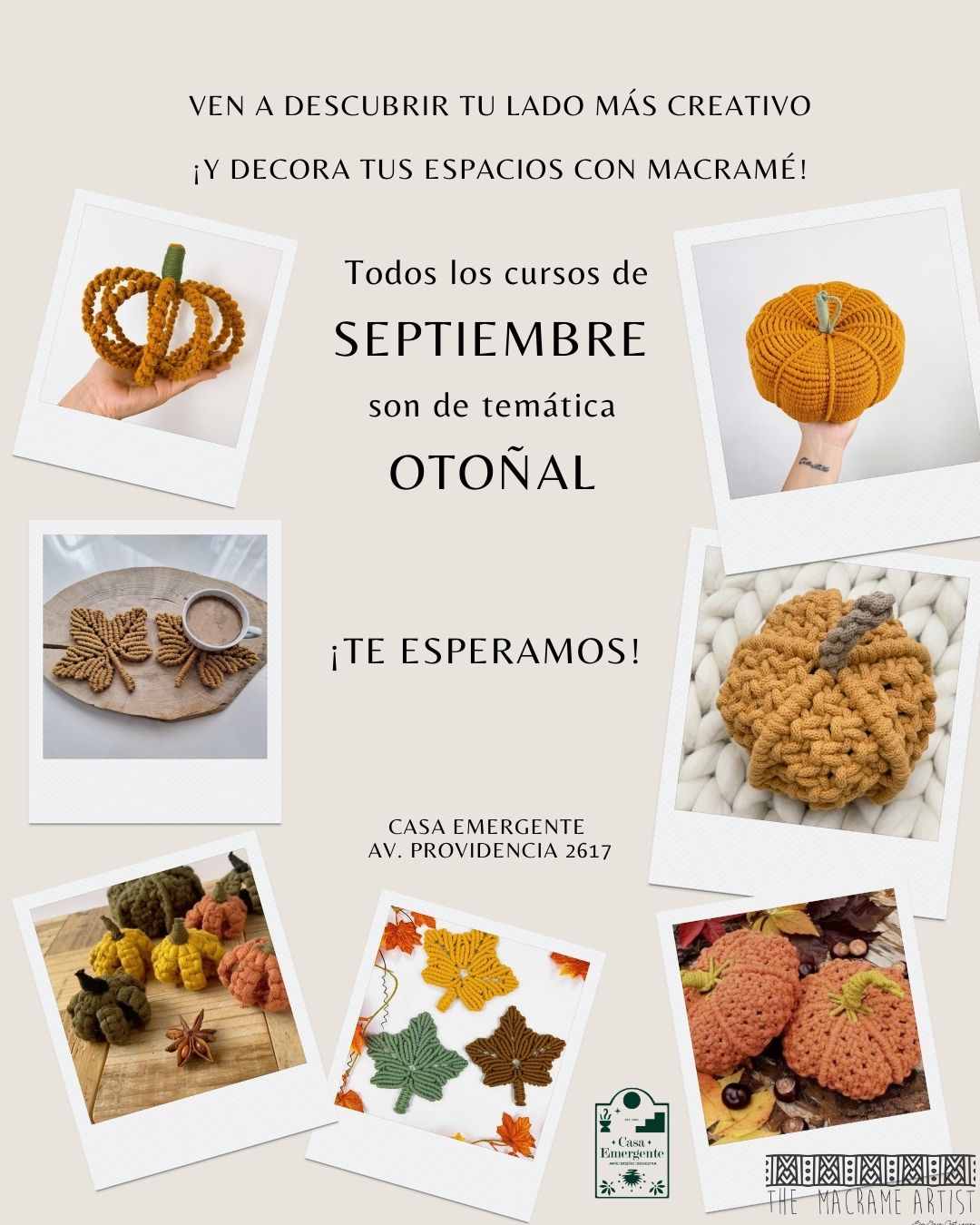 2 Cursos Macramé OTOÑO