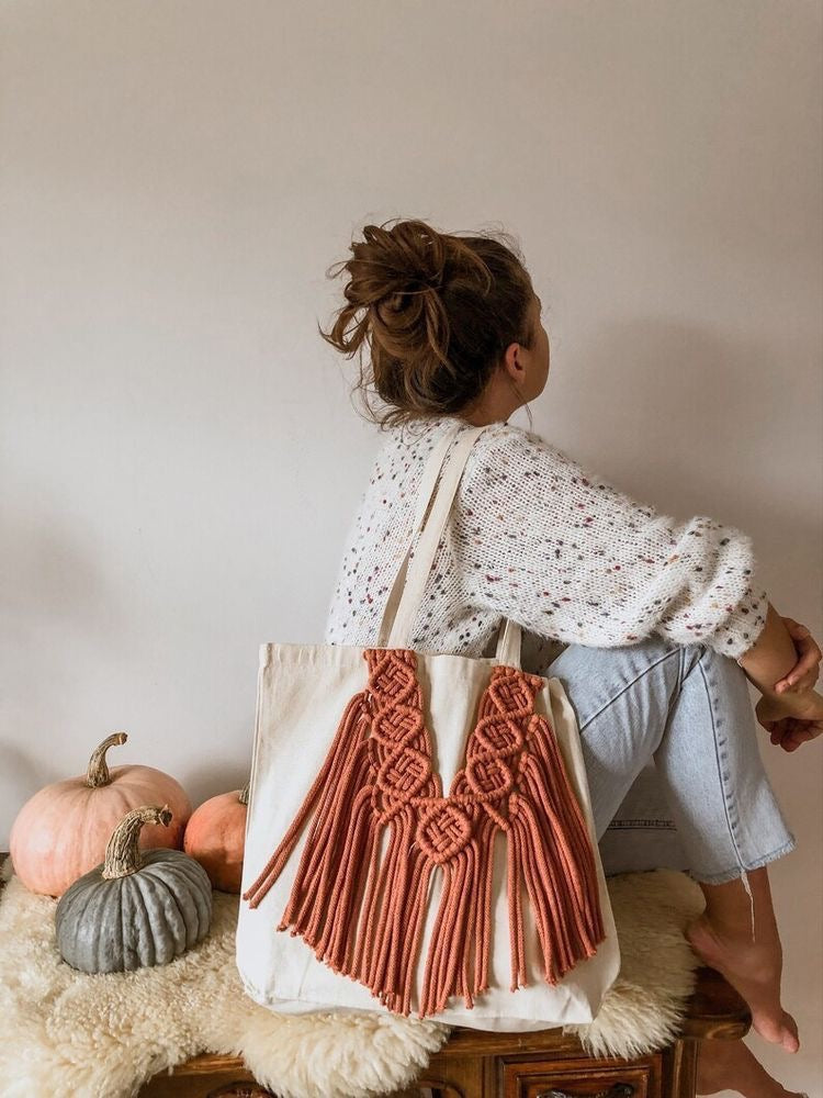 DIY KIT: decora una bolsa con Macramé