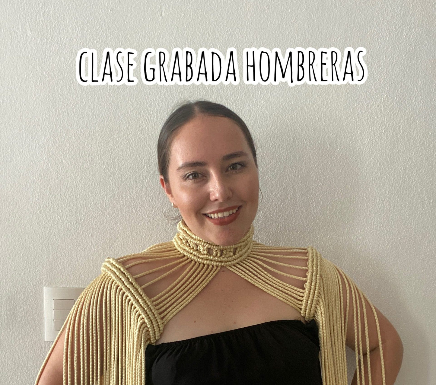 Clase Grabada: Hombreras de Macramé