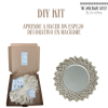 DIY Kit para aprender macramé haciendo un espejo decorativo, incluye clase grabada!