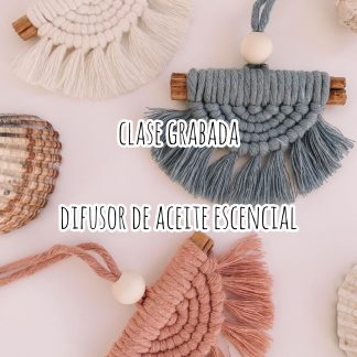 Clase de difusor de macramé