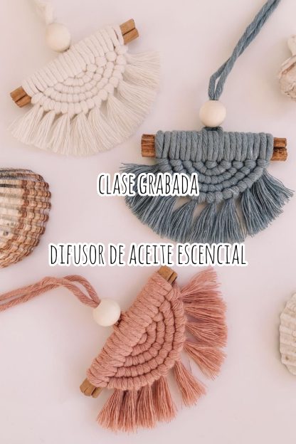 Clase de difusor de macramé